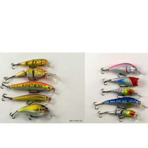   and Silver Fishing Lure Crankbaits for Bass & Trout