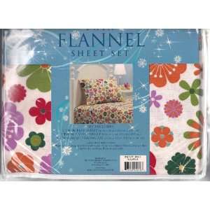  Divatex 100% Cotton Flannel Twin Bedding Sheet Set 