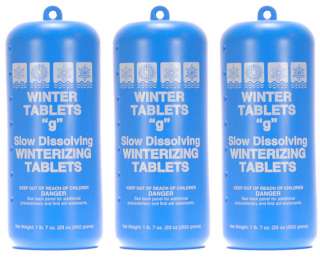 Swimming Pool Slow Dissolve Winterizing Tablets  
