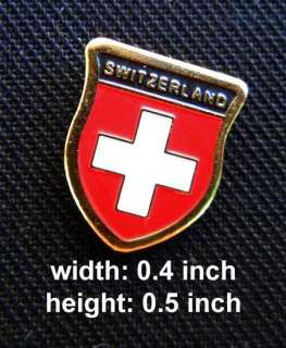 Swiss Emblem Lapel Pin  