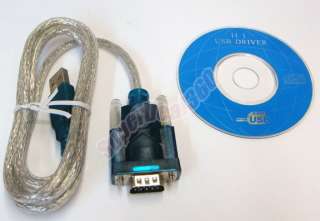 USB 2.0 TO RS232 DB9 SERIAL CABLE ADAPTER FOR PDA  