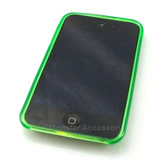 The Apple iPod Touch 4 Green Soft Gel Candy Case Cover provides the 