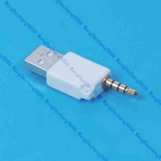 Mini USB Data Charger Adapter for iPod Shuffle 2G White  
