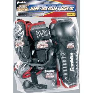  Franklin Street Hockey Elbow Shin Guard & Glove Set 