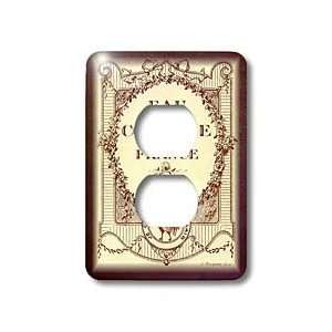 Florene Vintage   French Merlot Color Perfume Ad   Light Switch Covers 