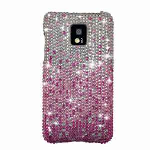   With Full Rhinestones Hard Protector Case Cover For LG Optimus G2x