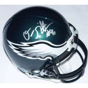  Omar Gaither Autographed Philadelphia Eagles Replica Mini 