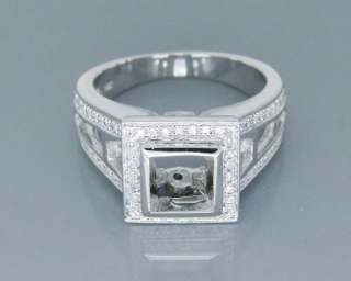 14kt gold white gold weight grams 4 35g style diamond semi mount ring 