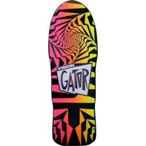  Vision Gator 2 Fade Skateboard Deck   10.25 Sports 