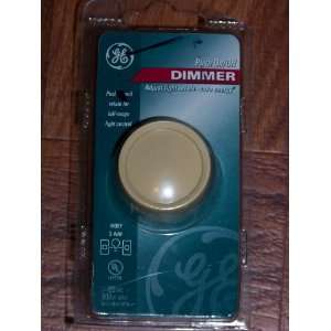  GE Push On/off Round Dimmer Control Switch (Ivory)