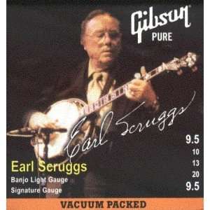  Gibson Banjo Earl Scruggs NPS Wound 4th, .0095   .020, SBG 