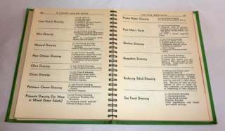 VINTAGE SPIRAL HC 1946 WATKINS SALAD BOOK 265 pages  