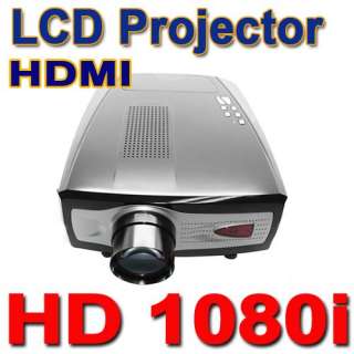 LED Projector 1080P HDMI HOME THEATER HD TV PS2 PC NEW  