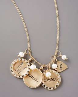 2VN1 Heather Moore Gold Chain Necklace & Personalized Charms