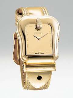 Fendi   Gold Buckle Watch    