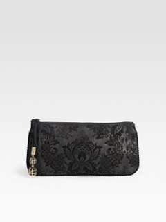 Gucci   Cody Brocade Mixed Media Evening Clutch