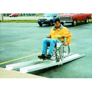 Vestil Fold A Way Wheelchair Ramp   550 Lb. Capacity, 120in.L x 7 7 