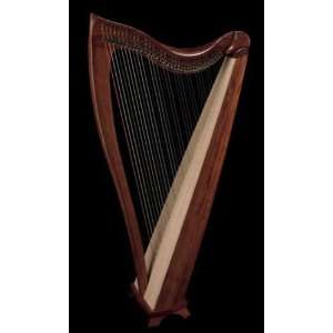   Strings FH36S Sapele 36 String Harp with Case Musical Instruments