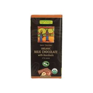 Rapunzel, Organic Milk Chocolate Bar W/hazelnuts, 12/3 Oz  