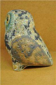 RARE Lladro Little Eagle Owl #2020 Figurine Bird Retired Mid Century 