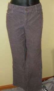 NWT Ann Taylor Loft CLAY corduroy modern boot Pants 12  