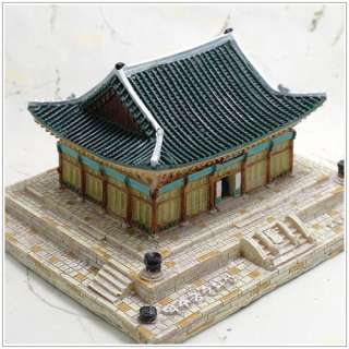 Old palace Deoksugung Jungwhajeon in Seoul fine carving miniature 
