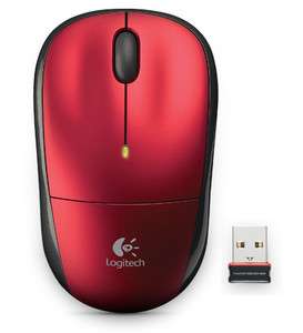 Logitech M215 Wireless Compact Notebook Mouse with Nano Receiver   RED 