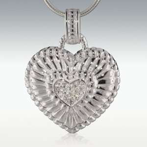  Center of My Heart Sterling Silver Cremation Jewelry 