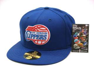 Los Angeles Clippers Blue New Era Vintage Fitted Cap  