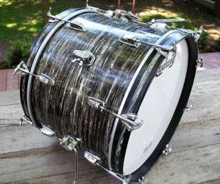 1965 Ludwig Black Oyster Pearl Drum Kit / Set The Beatles   Ringo 