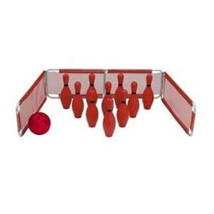  Colored Bowling Lane Set (Red)