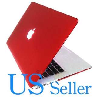 2010 MacBook Air 13 13.3 Crystal Hard Case cover Red  