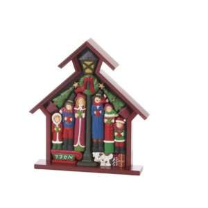    Street Lamp Carolers Magnetic Christmas Puzzle Set