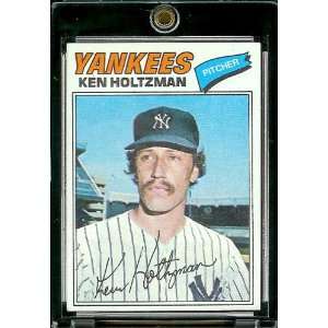  1977 Topps # 625 Ken Holtzman New York Yankees Baseball 