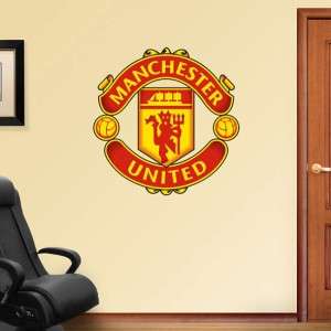 Manchester United Crest Soccer Fathead Wall Graphic  