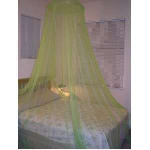  Lime Green Large Hoop Bed Canopy Mosquito Net Fit All Size 
