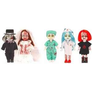 Living Dead Dolls Minis Series 4 (Set of 5) Died & Doom, Dr. Dedwin 