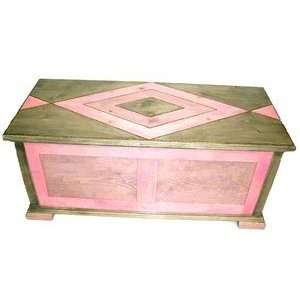  Hope Chest, Pine w/Designer Colored Stain