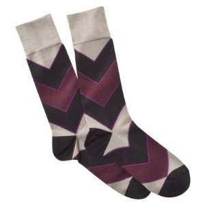  Missoni for Target Mens Socks    Purple, Grey, Black 