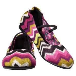 Missoni for Target® Infant Toddler Zig Zag Ballet Shoe Flats, Fuschia 