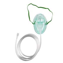 Adult Oxygen Mask With 7 FT Tubing  