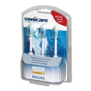  Sonicare E Series Replacement Brush Head, Standard (3 