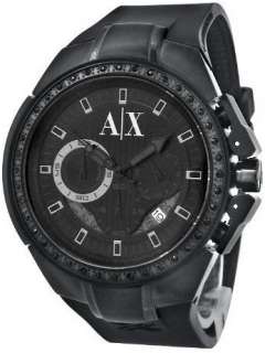 NEW ARMANI EXCHANGE DATE CHRONOGRAPH BLACK DIAL MENS WATCH AX1113 