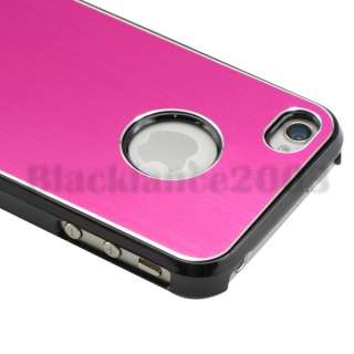   Ultra Thin Metal Chrome Hard Back Case Cover for iPhone 4G 4S  