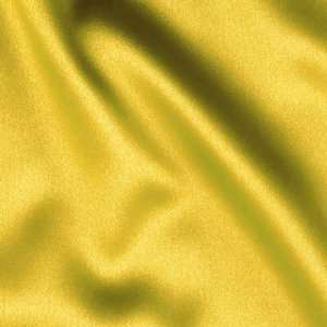  58 Wide Tahari Stretch Satin Yellow Fabric By The Yard 
