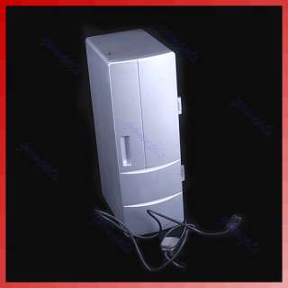 Mini USB PC Fridge Refrigerator Beverage Drink Can Cooler/Warmer 