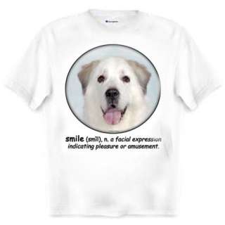 Great Pyrenees Smile Shirt   S 3XL  