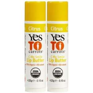 Yes to Carrots C Me Shine Lip Butter Citrus, 2 ct (Quantity of 5)