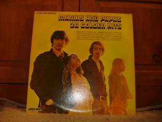 Dunhill Records DSX 50145 Mamas And Papas   20 Golden Hits 1973 12 33 