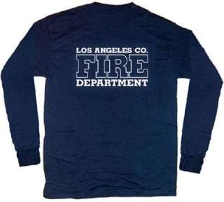 Los Angeles County Fire Dept. T shirt 3XL Long Sleeve  